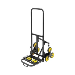 Mount-It! Stair Climber Hand Truck, 330 lb. Capacity, Black/Yellow (MI-924)