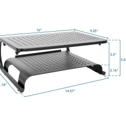 Discount Mount-It! 2-Tier Monitor Stand, Up to 32