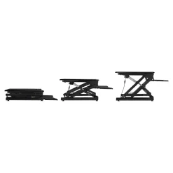 Standing Desks*Mount-It! 36"W Electric Adjustable Standing Desk Converter with USB Charging Port, Black (MI-7927E)