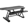 Standing Desks*Mount-It! 49"W Electric Adjustable Standing Desk Converter with USB Charging Port, Black (MI-7962)