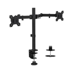 Clearance Mount-It! Mount-lt! Adjustable Full Motion Monitor Arm Mount, Up to 32" Monitor, Black (MI-2752L)