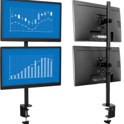 Online Mount-It! Mount-lt! Adjustable Monitor Mount, Up to 32" Monitor, Black (MI-1768)