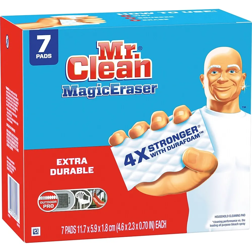 Magic Eraser Extra Durable White Scouring Pad, 7/Pack (69522)<Mr. Clean Hot