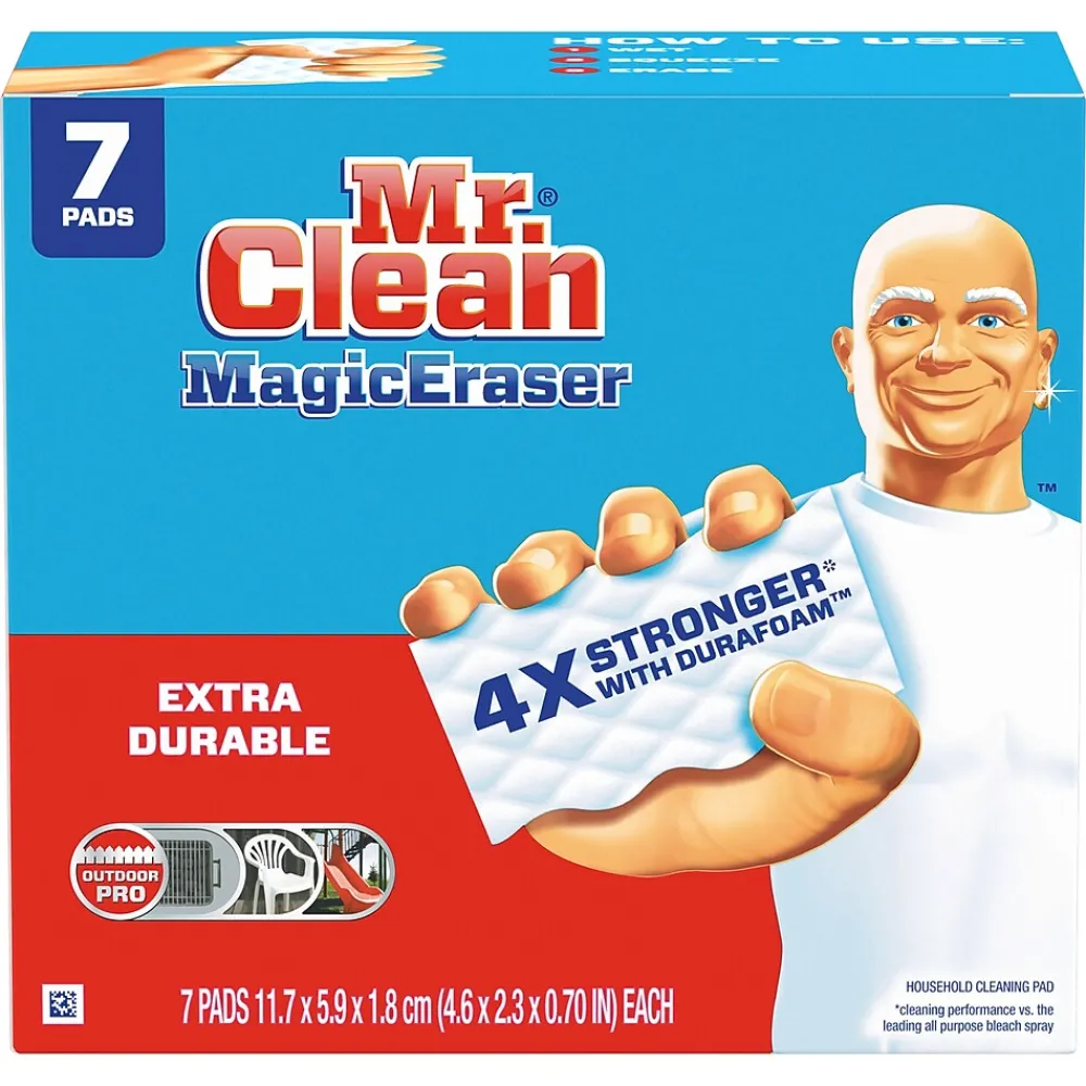 Magic Eraser Extra Durable White Scouring Pad, 7/Pack (69522)<Mr. Clean Hot