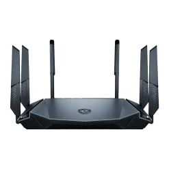 MSI RadiX AX6600 Tri Band MU-MIMO WiFi 6 Gaming Router, Black (RADIXAX6600)
