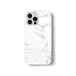 MVMT White Marble Snap Case for iPhone 13 Pro (IC7686MB-3P-WHA)