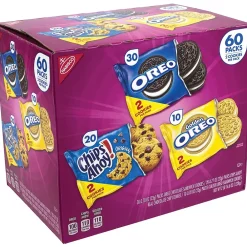 Nabisco Cookies Variety Pack, 60 Packs/Box (220-00729)
