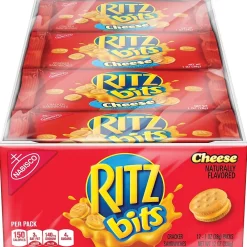 Ritz Nabisco Bits Cheese Cracker Sandwiches, 1 oz, 12/Pack (GEN00091)