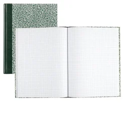 Notebooks|National Brand Laboratory 1-Subject Computation Notebooks, 7.88" x 10.13", Quad, 96 Sheets, Green (53110)