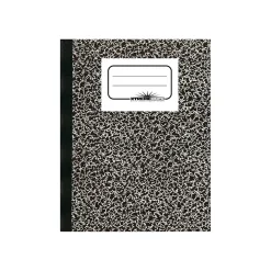 Composition Notebooks|National Brand 1-Subject Composition Notebooks, 7.87" x 10", College Ruled, 80 Sheets, Black (43461)