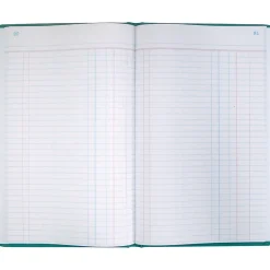 Accounting & Record Journals*National Brand National Canvas Tuff Series Accounting Journal, 12.13" x 7.63", Green, 250 Sheets/Book (A66500J)