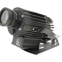 National Marker Virtual Sign: Social Distancing Projector, Please No Handshakes, Aluminum, 6.7" x 9.25", Black