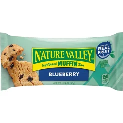 Nature Valley Blueberry Soft-Baked Muffin Bar, 1.24 oz., Dozen (20668000)