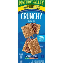 Nature Valley Nut Bar Variety Pack, 1.5 oz., 49 Bars/Box (GEM44136)