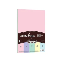 Card Stock*Neenah Paper Astrodesigns 65 lb. Cardstock Paper, 8.5" x 11", Pastel Assortment, 50 Sheets/Pack (91803)