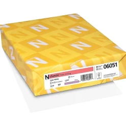 Resume Paper*Neenah Paper CLASSIC 8.5"W x 11"L Writing Paper, 24 lbs., 97 Brightness, 500/Ream (06051)