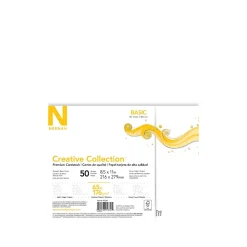 Card Stock*Neenah Paper Creative Collection Basics Cardstock Paper, 65 Lbs., 8.5" x 11", White, 50/Pack (91334)