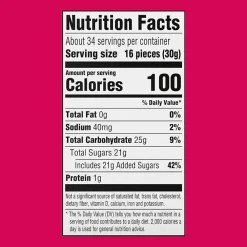 Nerds Rainbow Gummy Clusters Share Pack, 3 oz, 12/PK (220-02360)