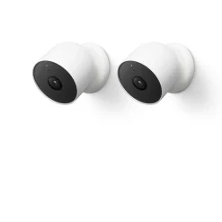 Google Nest Indoor Outdoor Camera Battery, White 2/Pack (GA01894-US)