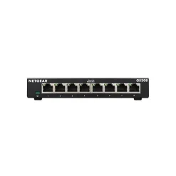 Netgear 300 Series 8-Port Gigabit Ethernet Unmanaged Switch, Black (GS308-300PAS)