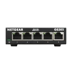 Best Netgear 300 Series 5-Port Gigabit Ethernet Unmanaged Switch, Black (GS305-300PAS)