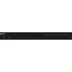 Netgear AV Line 10-Port Gigabit Ethernet Managed Switch, Black (GSM4212P-100NAS)