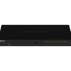 Online Netgear AV Line 10-Port Gigabit Ethernet Managed Switch, Black (GSM4212UX-100NAS)