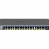 Clearance Netgear GS752TXPv3 48-Port Gigabit Ethernet PoE Managed Switch, Gray (GS752TXP-300NAS)
