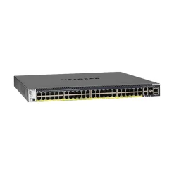 Netgear M4300-52G-PoE+ 52-Port Gigabit Ethernet Managed Switch, Black (GSM4352PB-100NES)
