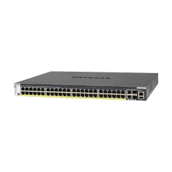 Netgear M4300-52G-PoE+ 52-Port Gigabit Ethernet Managed Switch, Black (GSM4352PB-100NES)