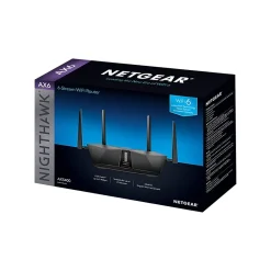 Outlet Netgear Nighthawk AX5400 Dual Band Gaming Router, Black (RAX50-100NAS)