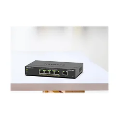 Online Netgear Plus 5-Port Gigabit Ethernet Managed Switch, 10/100/1000 Mbps, Black (GS305EP-100NAS)