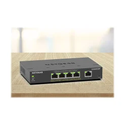 Online Netgear Plus 5-Port Gigabit Ethernet Managed Switch, 10/100/1000 Mbps, Black (GS305EP-100NAS)