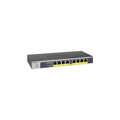 Clearance Netgear 8-Port Gigabit Ethernet Unmanaged Switch, Black/Gray (GS108PP-100NAS)