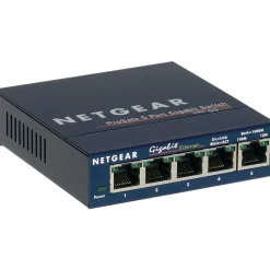 Clearance Netgear ProSAFE 5-Port Gigabit Ethernet Unmanaged Switch, Blue (GS105NA)