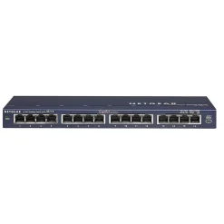 Outlet Netgear ProSAFE 16-Port Gigabit Ethernet Unmanaged Switch, 10/100/1000 Mbps, Blue (GS116NA)