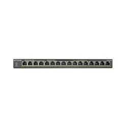 Outlet Netgear 300-Series 16-Port Gigabit Ethernet Unmanaged Switch, Black (GS316P-100NAS)