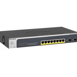 New Netgear Smart 8-Port Gigabit Ethernet Smart Switch, Grey (GS510TPP-100NAS)