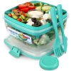 Lunch Totes & Water Bottles|Newell Sistema Salad Container, Clear (21356ZS)