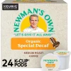 Newman's Own Organics Special Decaf Coffee, Medium Roast, 0.31 oz. Keurig® K-Cup® Pods, 24/Box (4051)