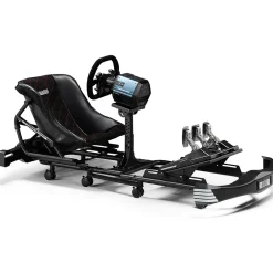 Next Level Racing Go Kart Plus NLR-S034 Racing Cockpit for PC, Black