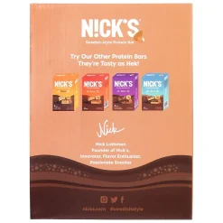 N!CK'S Nick's Protein Bar Almond Choklad, 1.76 oz, 14/Pack (220-02352)