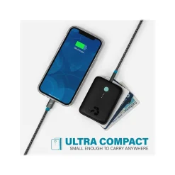 CHAMP Lite USB Type-C Power Bank for Most Smartphones, 5200mAh, Black (NB-CPC-5K-BLK)<Nimble