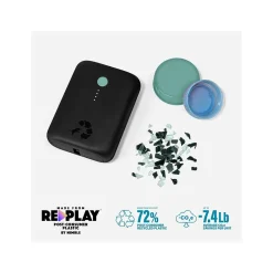 CHAMP Lite USB Type-C Power Bank for Most Smartphones, 5200mAh, Black (NB-CPC-5K-BLK)<Nimble