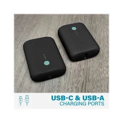 CHAMP Lite USB Type-C Power Bank for Most Smartphones, 5200mAh, Black (NB-CPC-5K-BLK)<Nimble