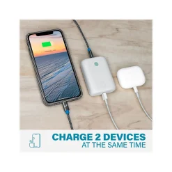 CHAMP Lite USB Type-C Power Bank for Most Smartphones, 5200mAh, Stone (NB-CPC-5K-WHT)<Nimble Sale