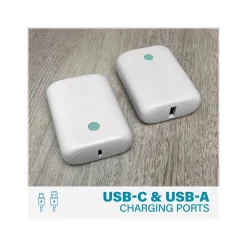 CHAMP Lite USB Type-C Power Bank for Most Smartphones, 5200mAh, Stone (NB-CPC-5K-WHT)<Nimble Sale