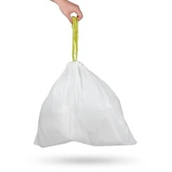 3 Gallon Trash Bag, High Density, 0.5, White, 30 Bags/Box, 30 Rolls (NSTB-3-30)<Nine Stars Hot