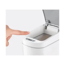 Plastic Sensor Trash Can, White, 1.85 gal. (DZT-7-2s)<Nine Stars Discount