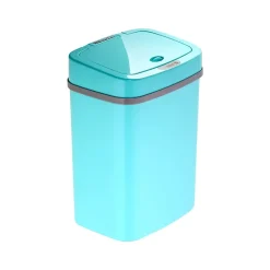 Plastic Sensor Trash Can, 3.2-Gallon, Teal Blue (DZT-12-5TB)<Nine Stars Clearance